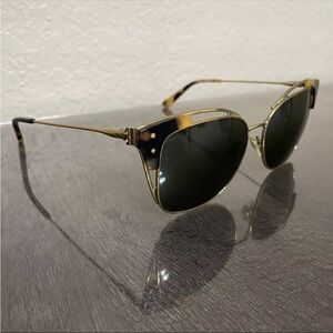 Tory Burch TY6049 Tortoise Open Metal Frame Sunglasses 56 15 140 3N 315571